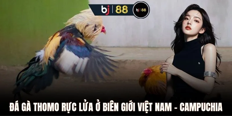 Đá gà Thomo rực lửa ở biên giới Việt Nam - Campuchia